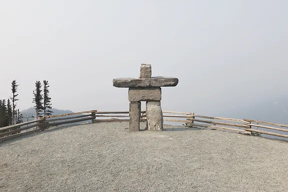 Inukshuk on Whistler mountain