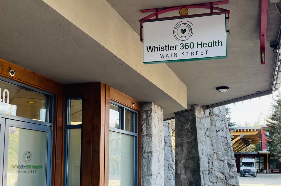 Whistler 360 Health Location exterior on Main Street, Whistler